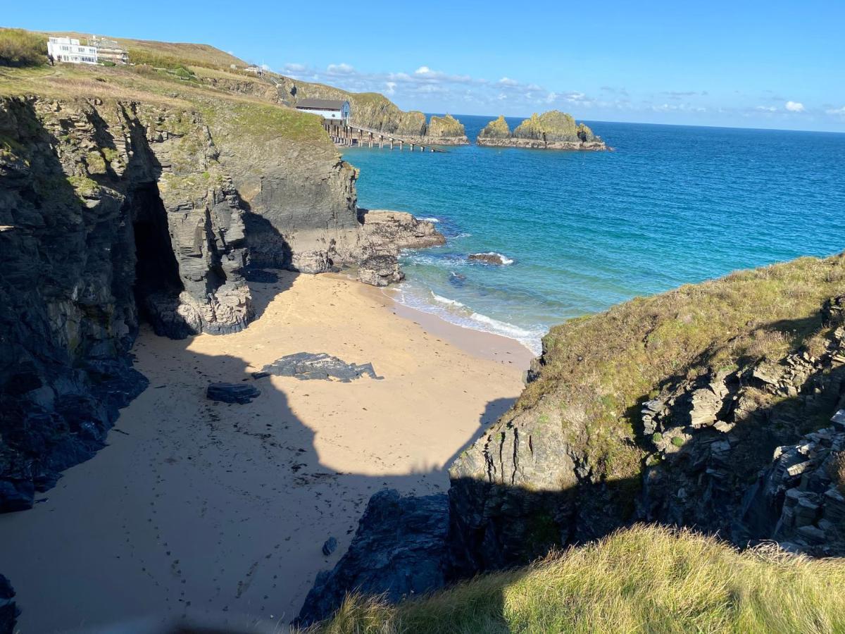 Polrunny Farm Blackberry Cottage - Cornwall Bliss In Sight Of The Sea Boscastle Extérieur photo