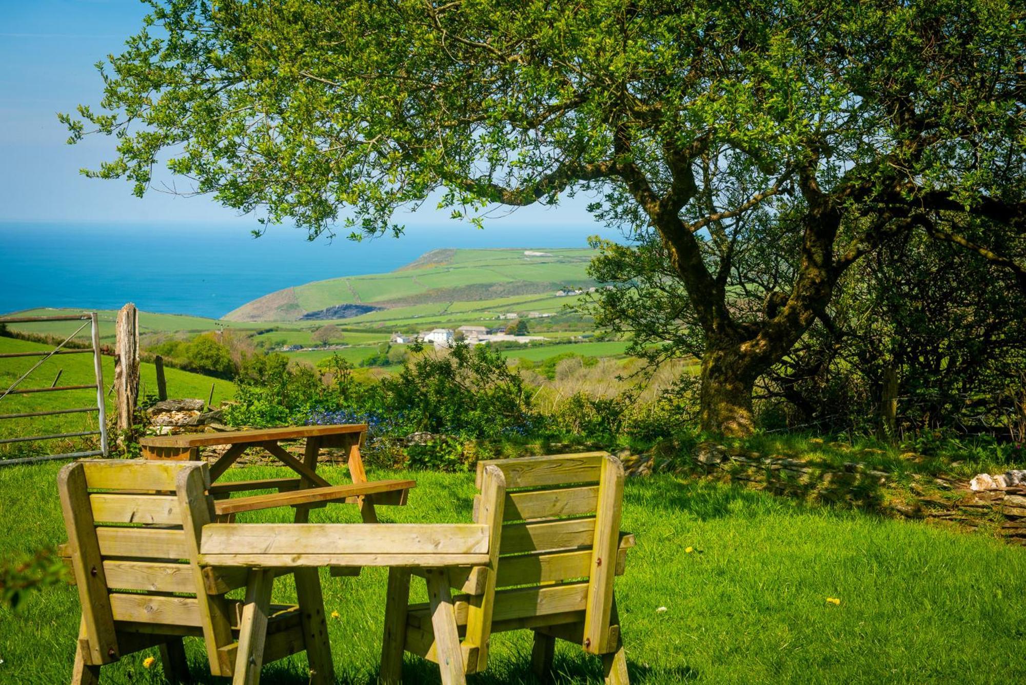 Polrunny Farm Blackberry Cottage - Cornwall Bliss In Sight Of The Sea Boscastle Extérieur photo